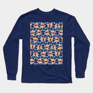 Three shapes pattern Long Sleeve T-Shirt